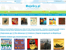 Tablet Screenshot of mojegry.pl